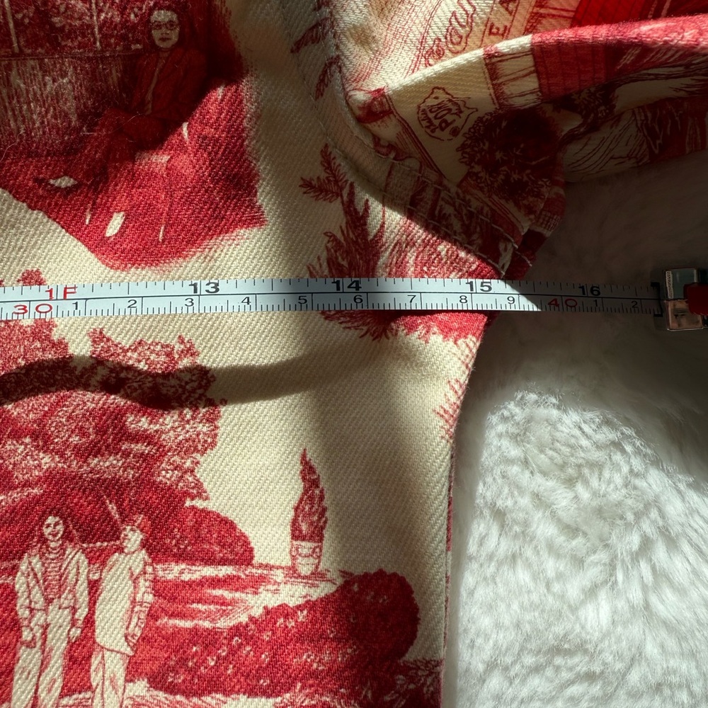 Rachel Antonoff Red and Cream Jumpsuit - Picture 11 of 14